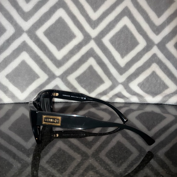 Versace Black and Gold Sunglasses - Picture 1 of 3